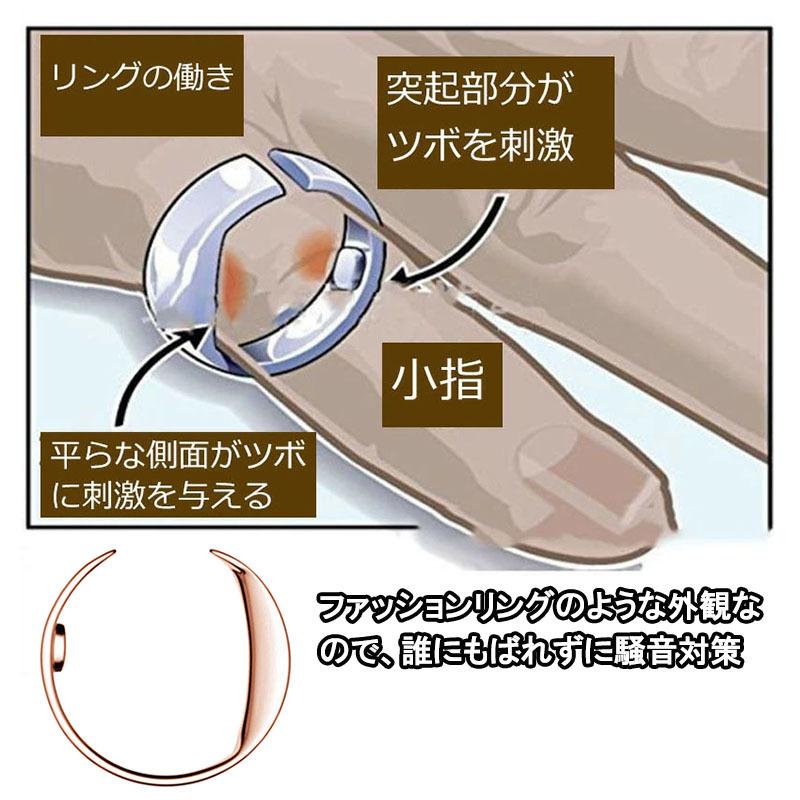 イビキ防止リング 指輪 いびき防止 鼾 グッズ グッツ つけるだけ