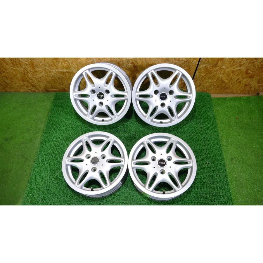 まっちー S3961IS MCC スマート Smart 純正 15インチ アルミ ホイール 15×4J/5.5