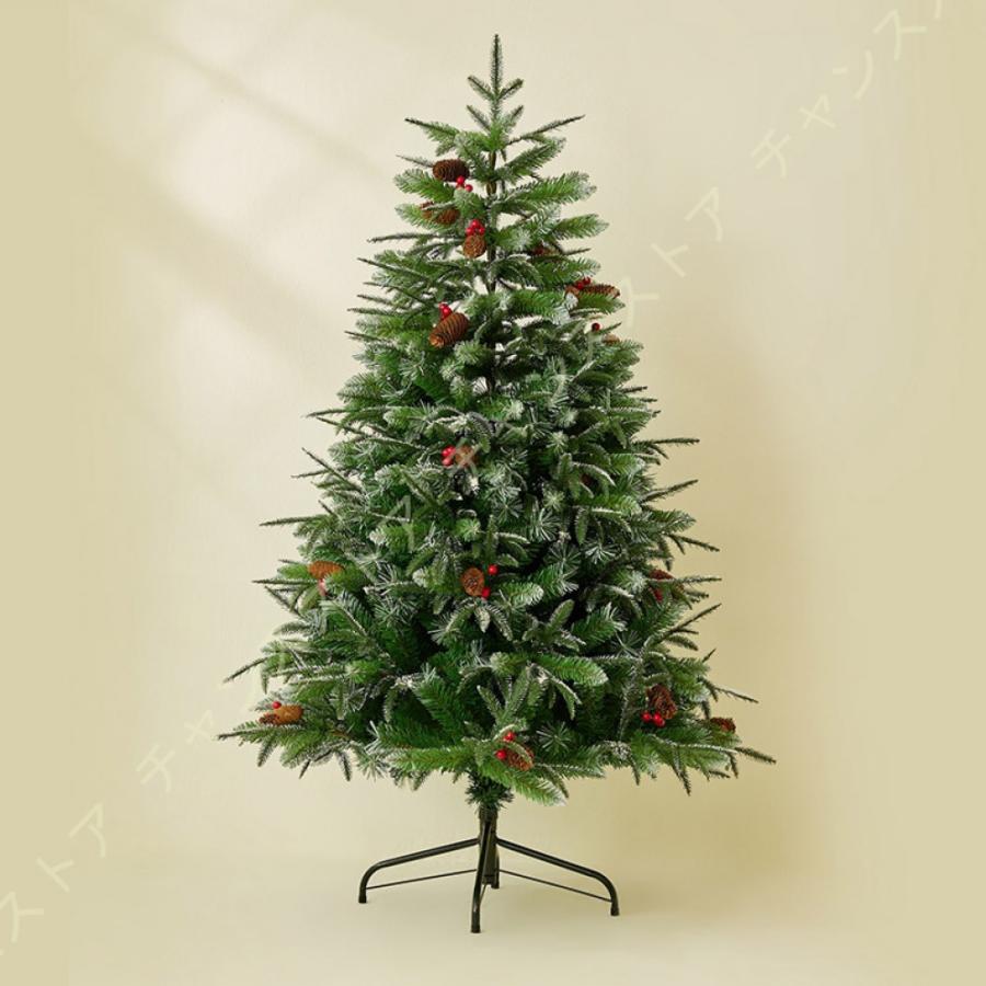 クリスマスツリー 北欧風 大型 ヌードツリー 松ぼっくり モミの木と松の枝 細かく本物と見間違う 枝大幅増量 もみの木 クリスマス おしゃれ オフィス 