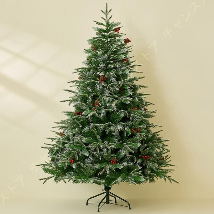 クリスマスツリー 北欧風 大型 ヌードツリー 松ぼっくり モミの木と松の枝 細かく本物と見間違う 枝大幅増量 もみの木 クリスマス おしゃれ オフィス 