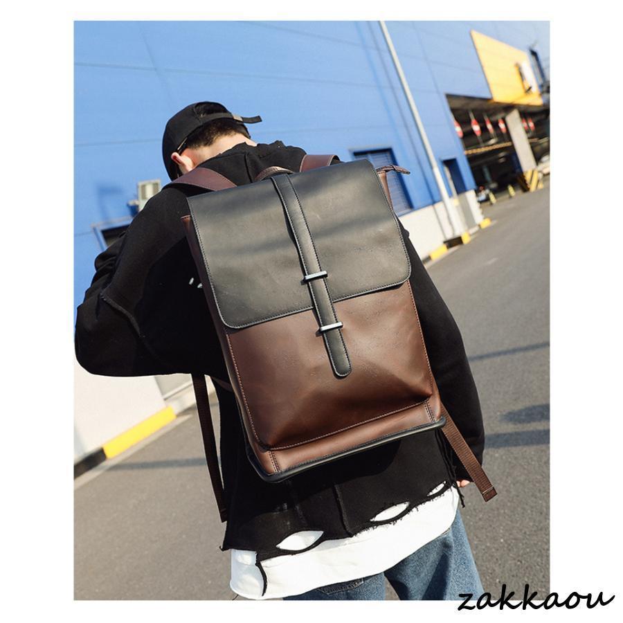 リュック　メンズ　リュックサック 本革　牛革　デイパック　ビジネス　バックパック　レザー　通勤通学　旅行　出張　アウトドア　自転車鞄　カバン　男女兼用 収納 iPad