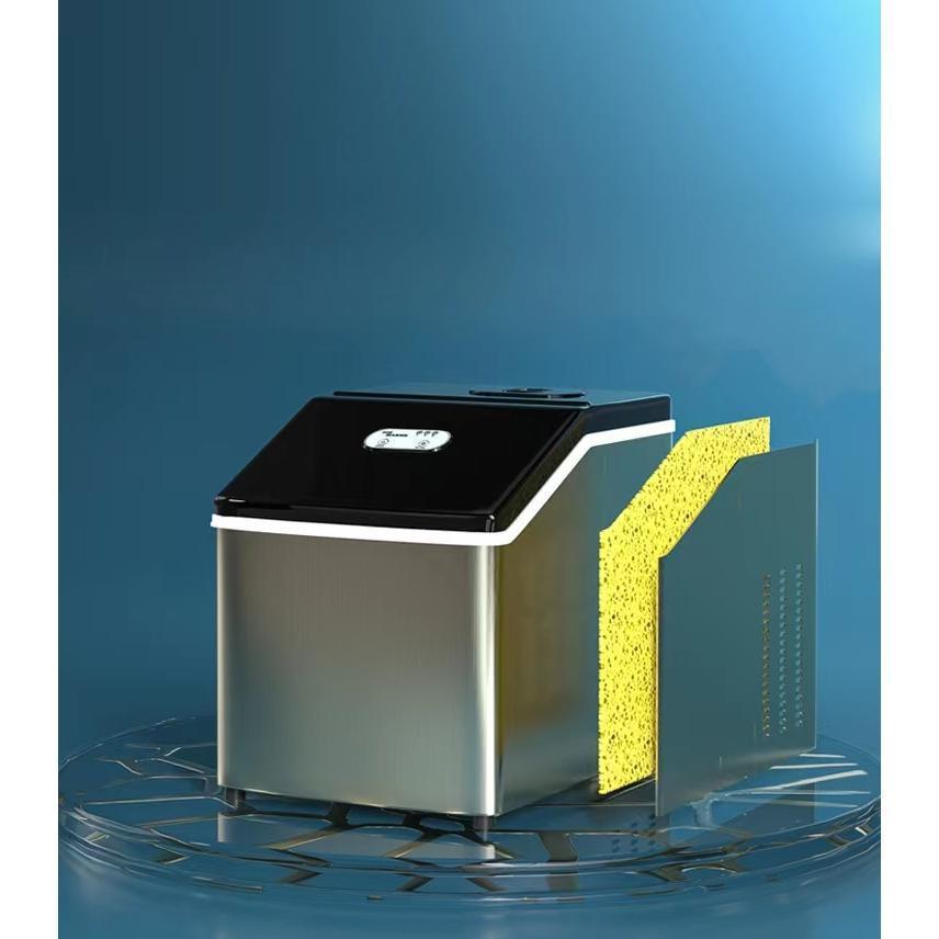製氷機 家庭用 小型 大容量 透明の氷 高速 卓上 自動製氷機 氷作る機械 アイスメーカー クリアロック - 2
