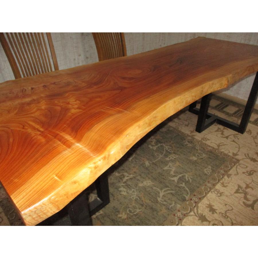 339 □ 欅 ケヤキ 豪華 テーブル ローテーブル ダイニング 座卓 天板