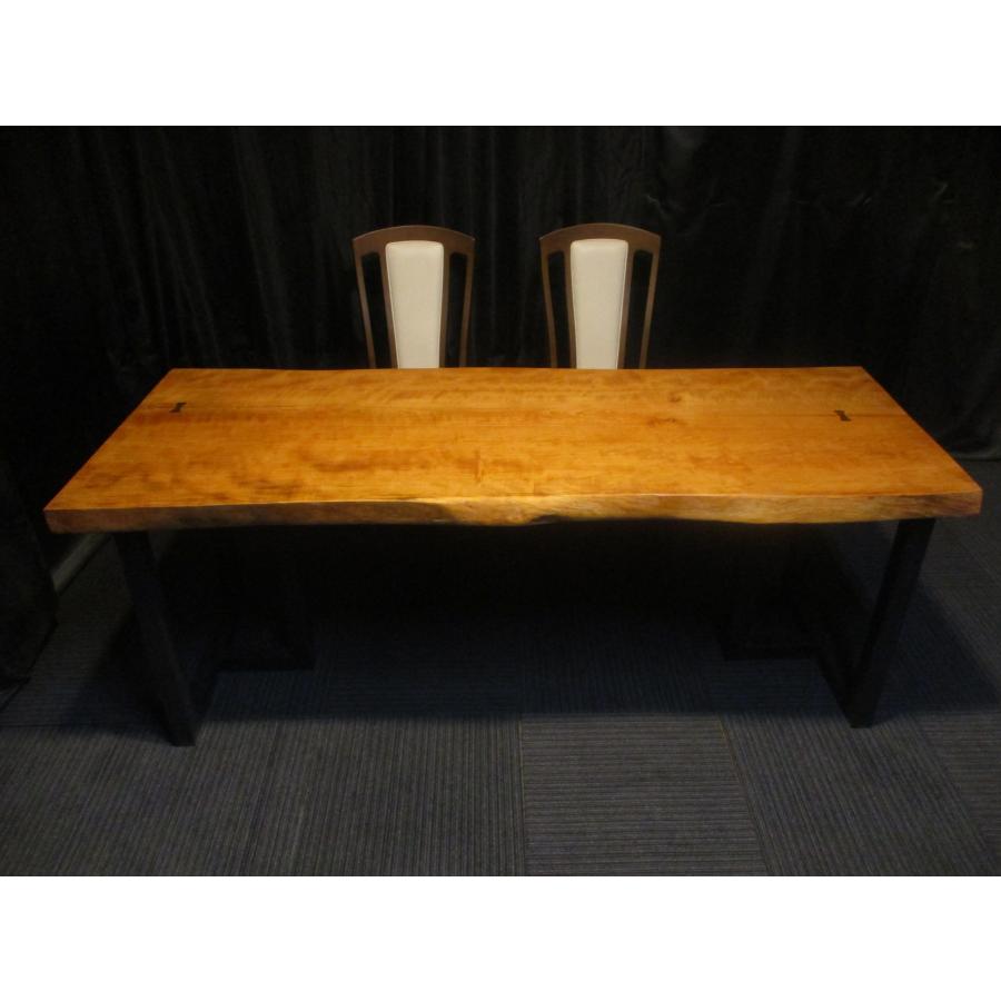 853 □桜サクラテーブルローテーブルダイニング座卓一枚板