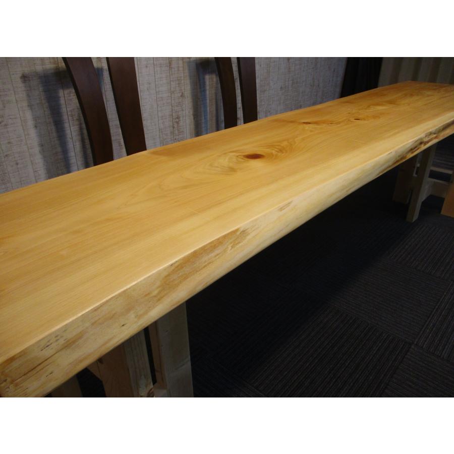 983 □ 檜 ヒノキ 長さ250cm 豪華 一枚板 テーブル ダイニングテーブル