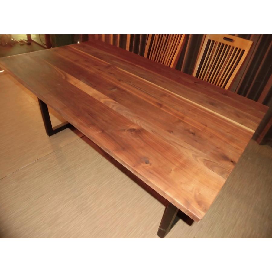 L-035 □ ウォールナット テーブル 板 ローテーブル ダイニング 座卓