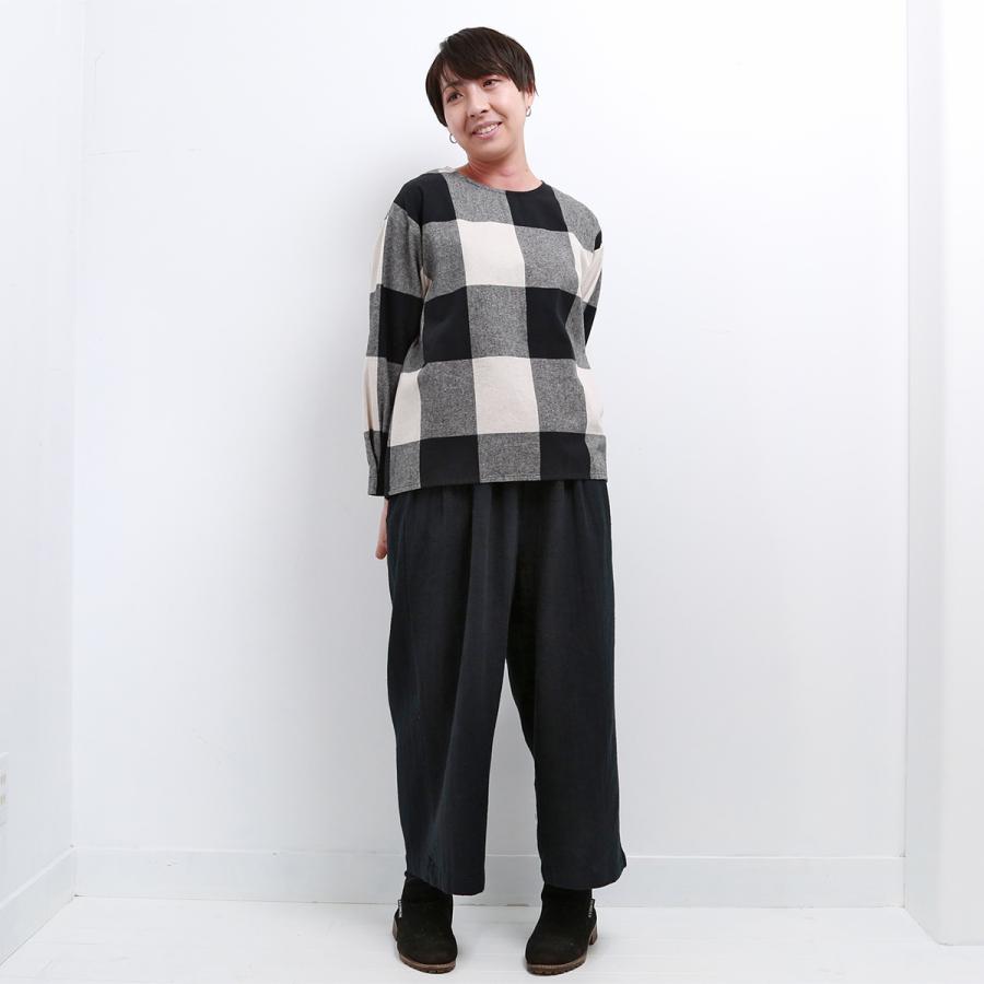 blue willow コットン太番手平織りブロックチェック起毛ブラウス レディース ブルーウィロー 01DWP11530 長袖 服 40代 50代 ブランド 冬 秋 メール便(185円)対応 |  | 06