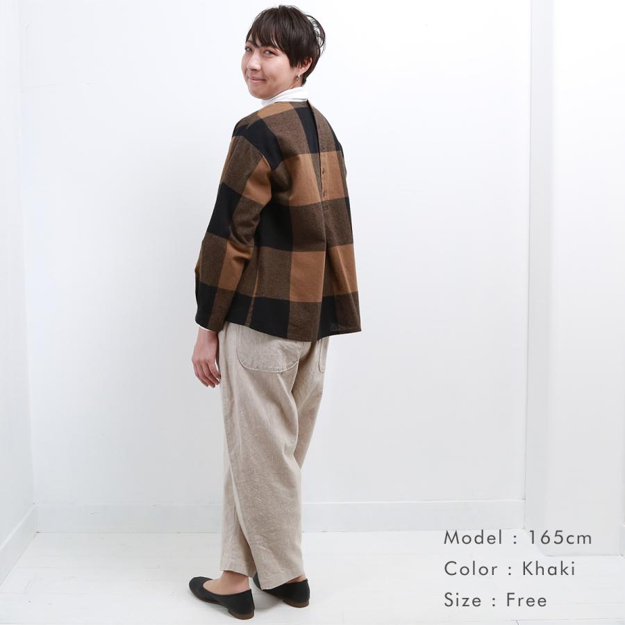 blue willow コットン太番手平織りブロックチェック起毛ブラウス レディース ブルーウィロー 01DWP11530 長袖 服 40代 50代 ブランド 冬 秋 メール便(185円)対応 |  | 08