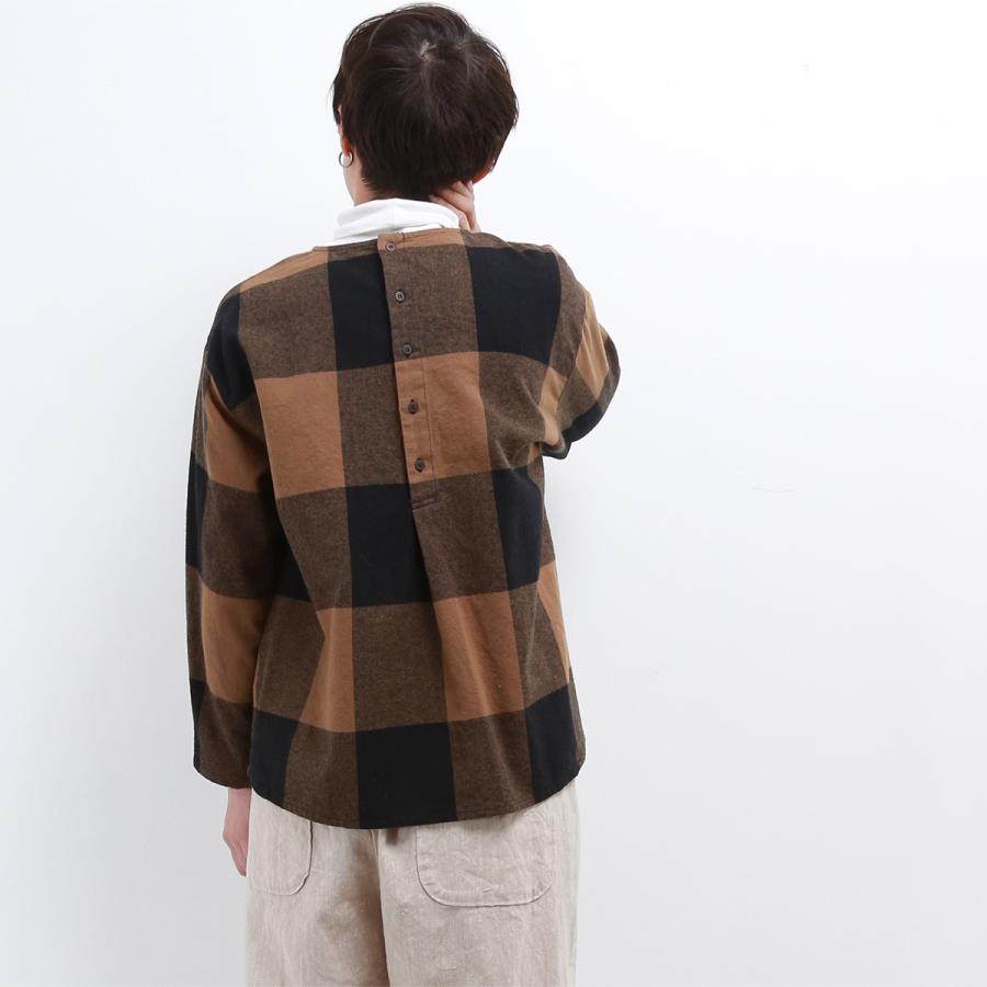 blue willow コットン太番手平織りブロックチェック起毛ブラウス レディース ブルーウィロー 01DWP11530 長袖 服 40代 50代 ブランド 冬 秋 メール便(185円)対応 |  | 10