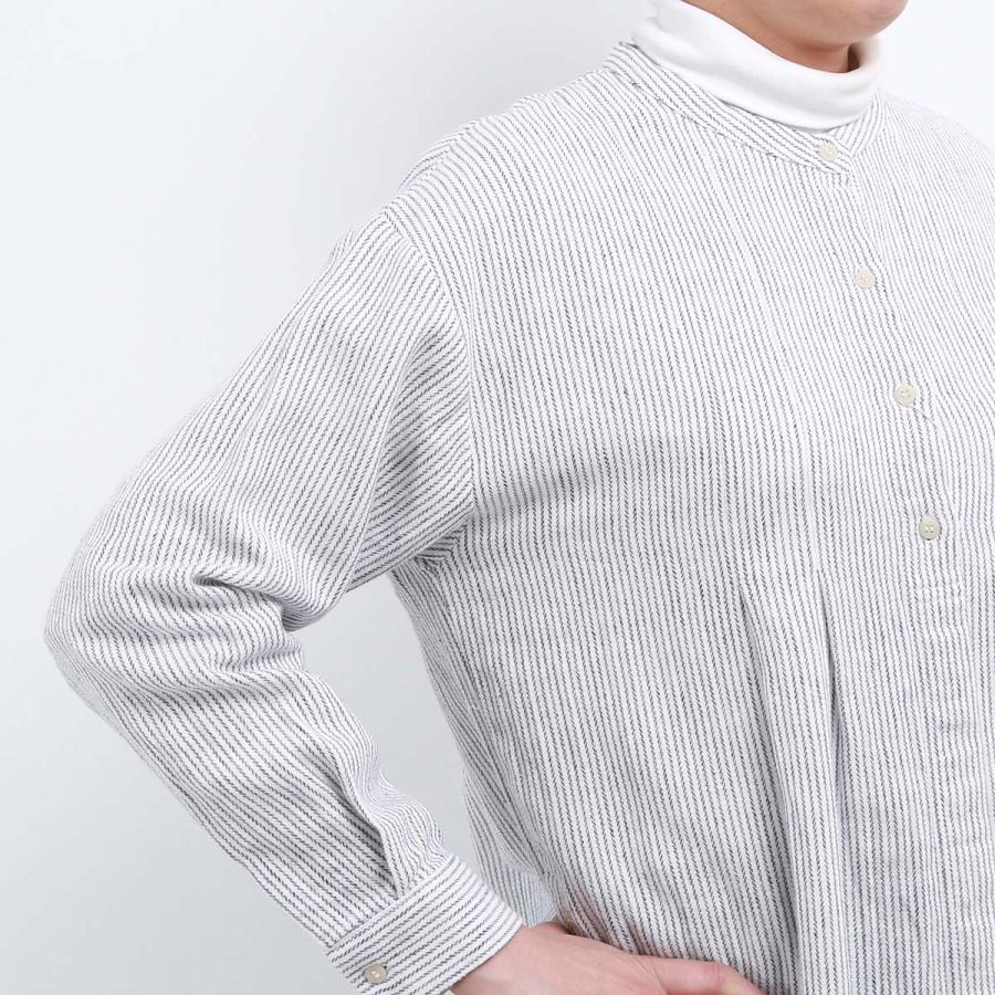 blue willow コットンリネンヘリンボーンタックハオリチュニック レディース ブルーウィロー 01DWP12535 長袖 服 40代 50代 ブランド 冬 秋 メール便(185円)対応 |  | 17