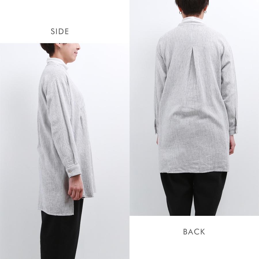 blue willow コットンリネンヘリンボーンタックハオリチュニック レディース ブルーウィロー 01DWP12535 長袖 服 40代 50代 ブランド 冬 秋 メール便(185円)対応 |  | 23