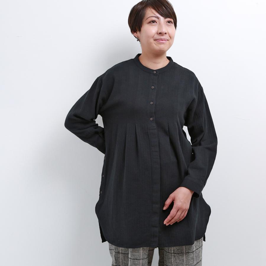 blue willow コットンリネンヘリンボーンタックハオリチュニック レディース ブルーウィロー 01DWP12535 長袖 服 40代 50代 ブランド 冬 秋 メール便(185円)対応 |  | 07
