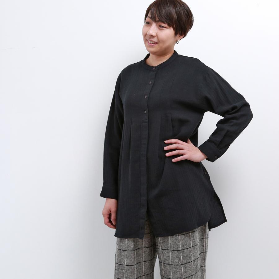 blue willow コットンリネンヘリンボーンタックハオリチュニック レディース ブルーウィロー 01DWP12535 長袖 服 40代 50代 ブランド 冬 秋 メール便(185円)対応 |  | 09
