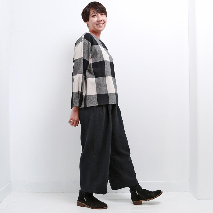 水口　新品blue willow リネンワイドパンツ　サスペンダー サスツキデニムワイドパンツ｜WOMEN｜250HAG11-205G｜AZUL BY