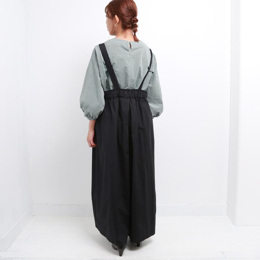 blue willow タイプライターサロペット レディース ブルーウィロー