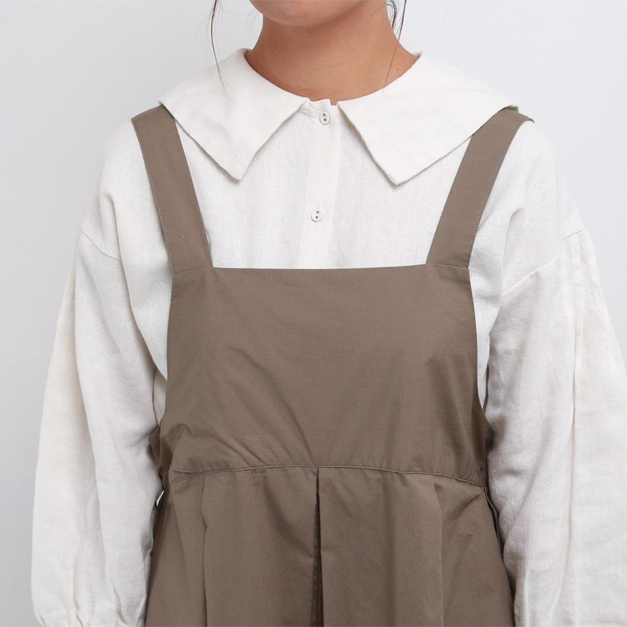 blue willow タイプライターサロペット レディース ブルーウィロー