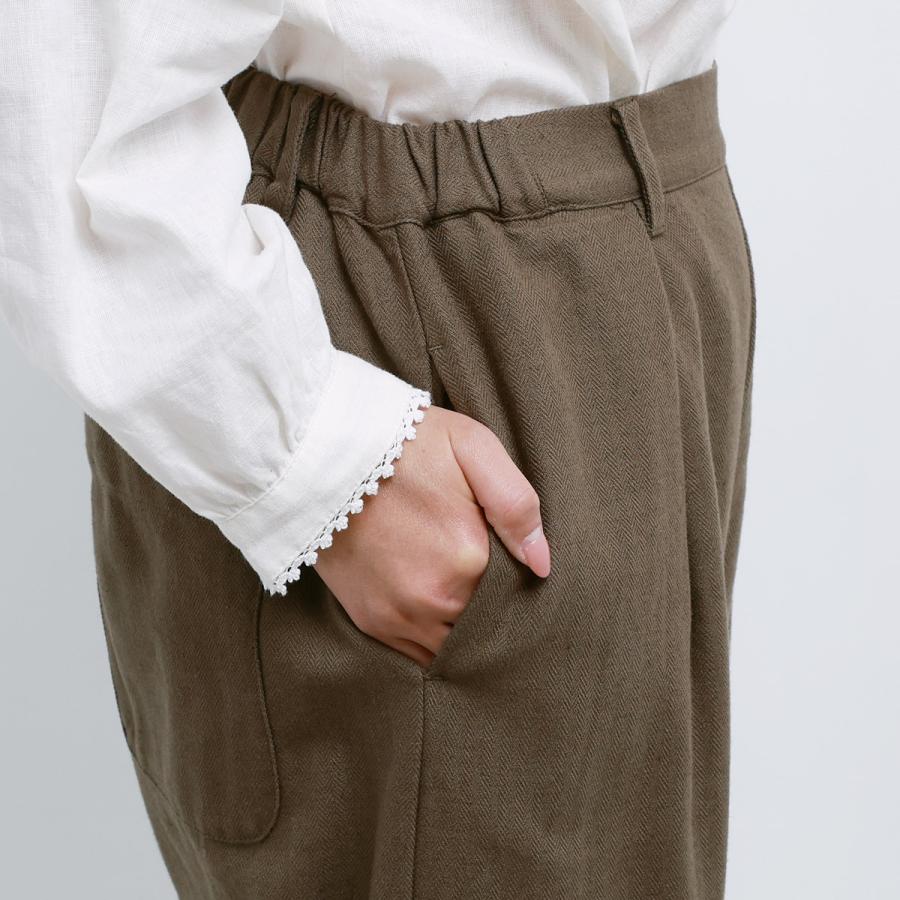 blue willow コットンリネンヘリンボーンタックパンツ レディース ブルーウィロー 01EFP14447 服 おしゃれ 40代 50代 60代 ブランド かわいい 春 秋 冬 大きい |  | 12
