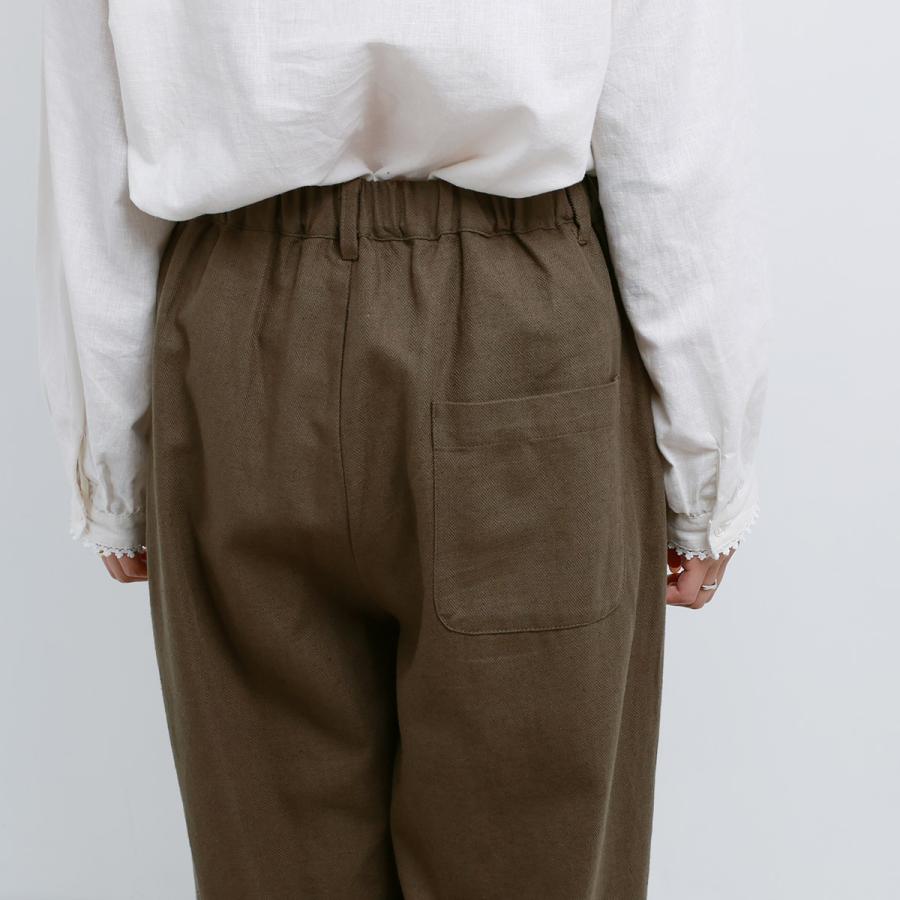 blue willow コットンリネンヘリンボーンタックパンツ レディース ブルーウィロー 01EFP14447 服 おしゃれ 40代 50代 60代 ブランド かわいい 春 秋 冬 大きい |  | 15