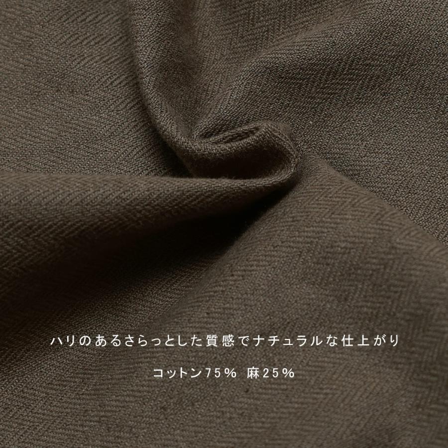 blue willow コットンリネンヘリンボーンタックパンツ レディース ブルーウィロー 01EFP14447 服 おしゃれ 40代 50代 60代 ブランド かわいい 春 秋 冬 大きい |  | 18