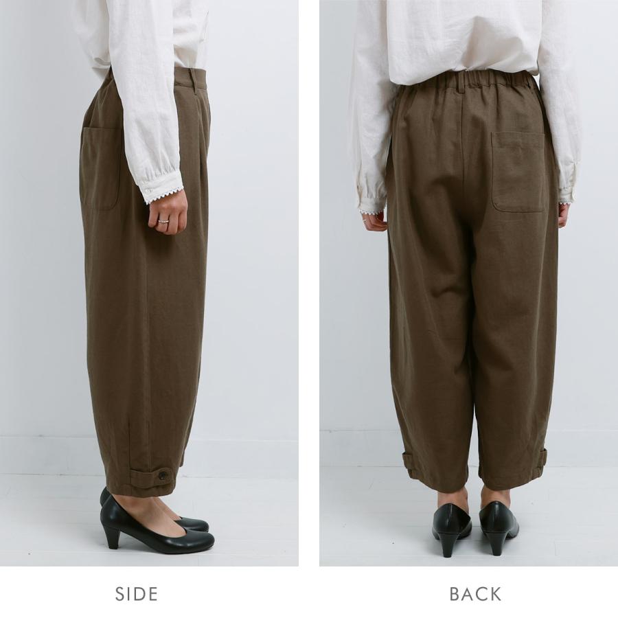 blue willow コットンリネンヘリンボーンタックパンツ レディース ブルーウィロー 01EFP14447 服 おしゃれ 40代 50代 60代 ブランド かわいい 春 秋 冬 大きい |  | 20