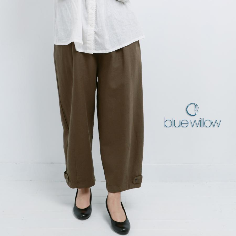blue willow コットンリネンヘリンボーンタックパンツ レディース ブルーウィロー 01EFP14447 服 おしゃれ 40代 50代 60代 ブランド かわいい 春 秋 冬 大きい |  | 05