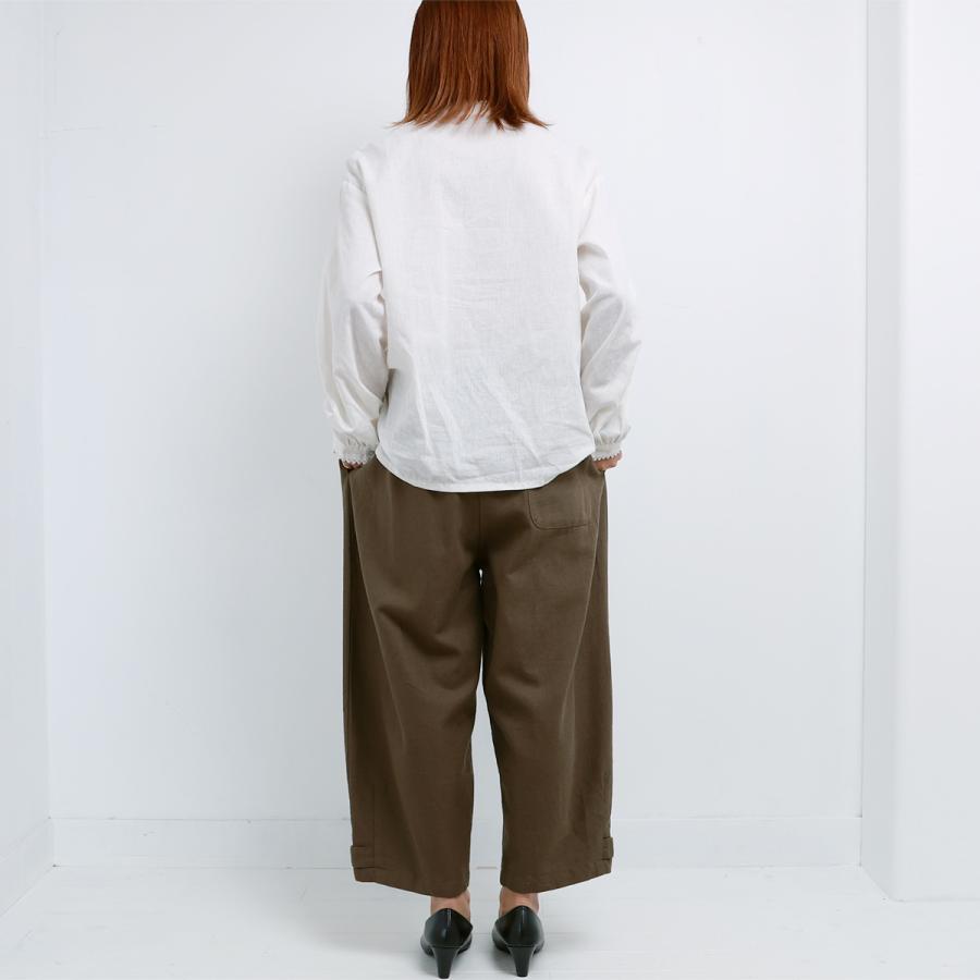 blue willow コットンリネンヘリンボーンタックパンツ レディース ブルーウィロー 01EFP14447 服 おしゃれ 40代 50代 60代 ブランド かわいい 春 秋 冬 大きい |  | 06