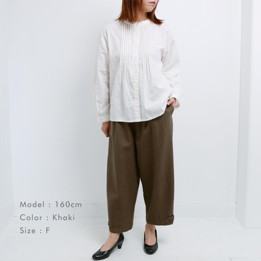 blue willow コットンリネンヘリンボーンタックパンツ レディース ブルーウィロー 01EFP14447 服 おしゃれ 40代 50代 60代 ブランド かわいい 春 秋 冬 大きい |  | 07