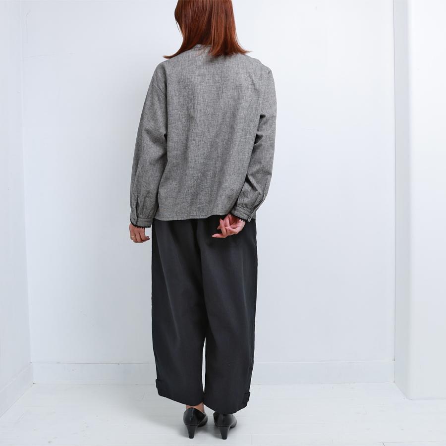blue willow コットンリネンヘリンボーンタックパンツ レディース ブルーウィロー 01EFP14447 服 おしゃれ 40代 50代 60代 ブランド かわいい 春 秋 冬 大きい |  | 09