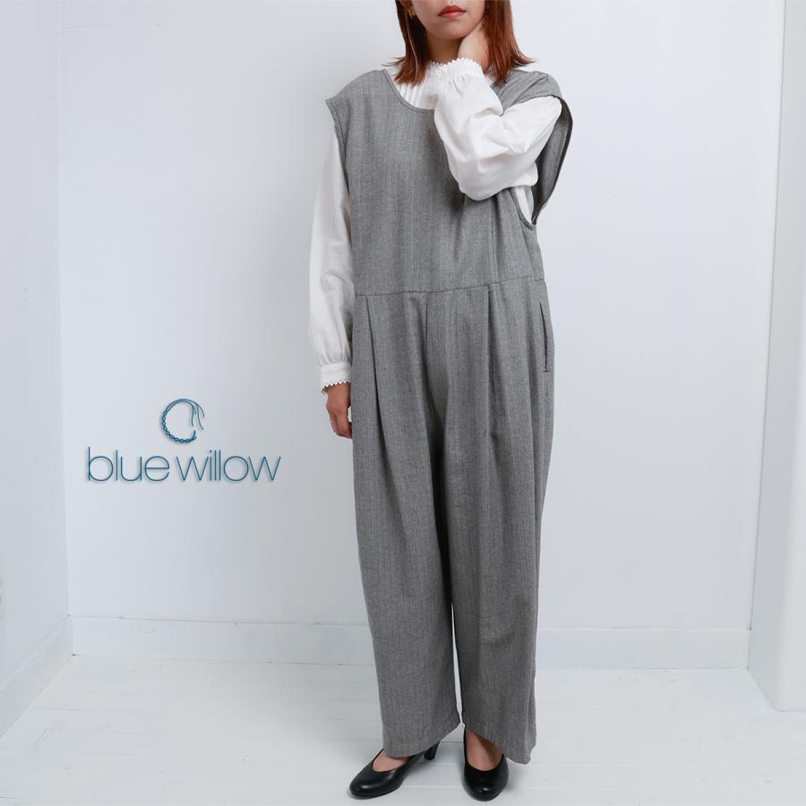 blue willow コットンオックス2wayサロペット レディース ブルーウィロー 01EFP14458 オールインワン パンツ 服 おしゃれ 40代 50代 ブランド 春 夏 秋冬 大きめ |  | 05
