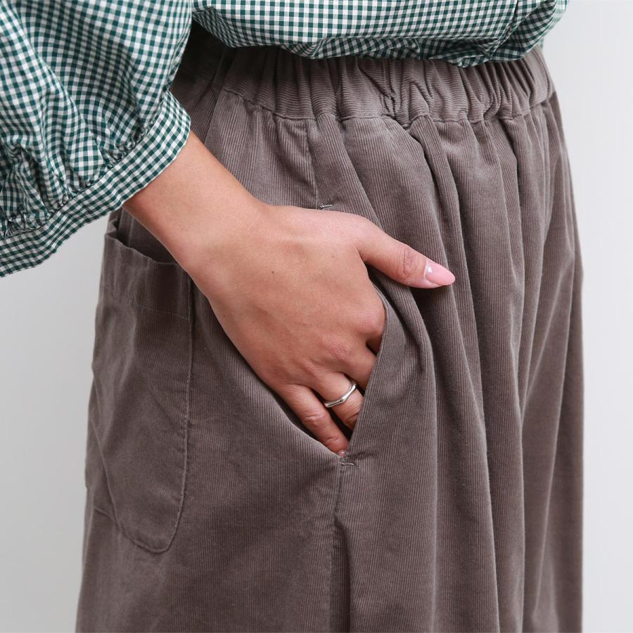 blue willow 細コーデュロイガウチョパンツ レディース ブルーウィロー 01EFP14461 ワイドパンツ 服 40代 50代 ブランド 春 秋 冬 大きいサイズ ゆったり 太め |  | 15