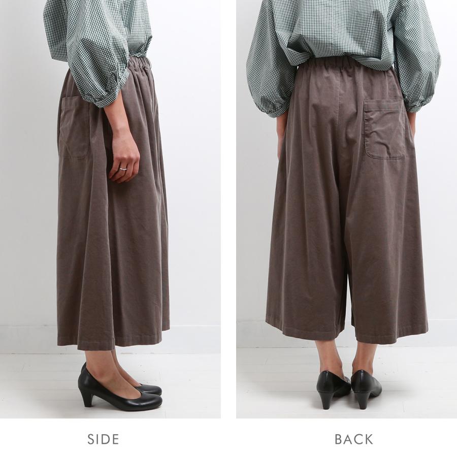 blue willow 細コーデュロイガウチョパンツ レディース ブルーウィロー 01EFP14461 ワイドパンツ 服 40代 50代 ブランド 春 秋 冬 大きいサイズ ゆったり 太め |  | 20