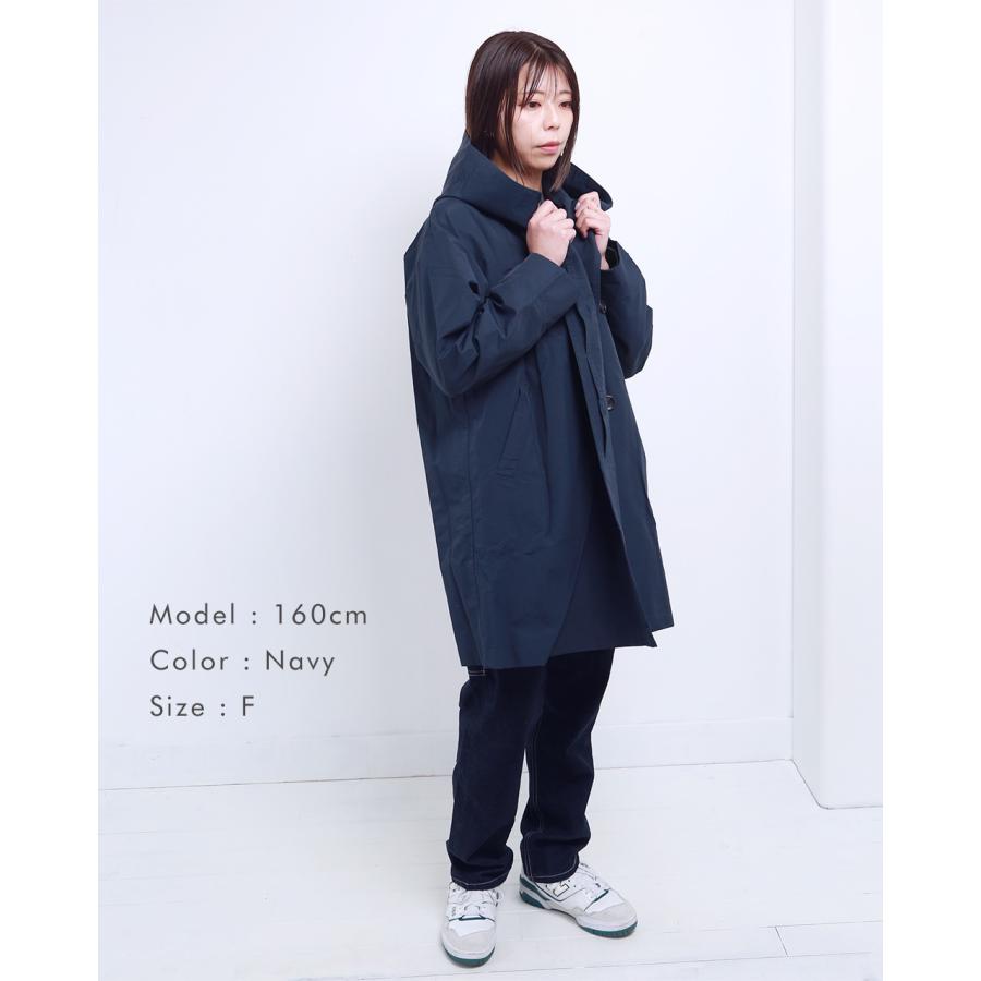 女性用コート blue willow コットンナイロングログラン2WAYフードコート レディース