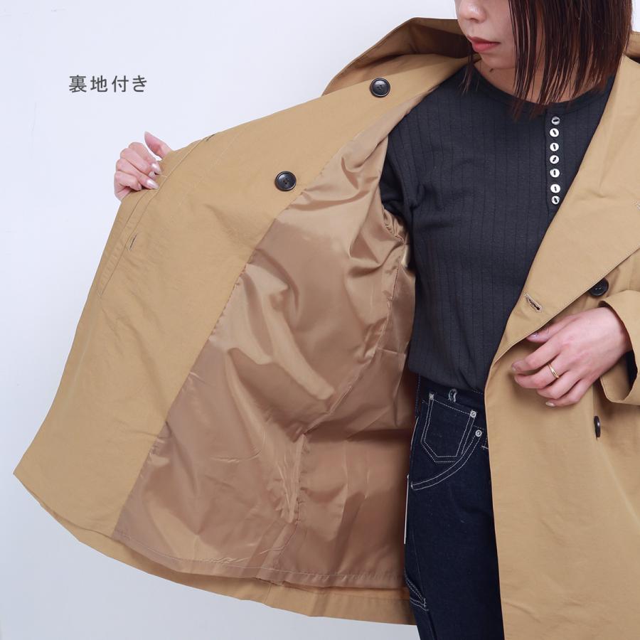 blue willow コットンナイロングログラン2WAYフードコート レディース