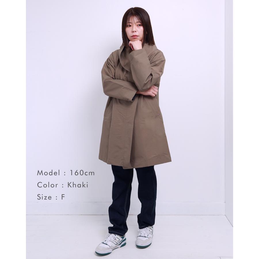 blue willow コットンナイロングログラン2WAYフードコート レディース