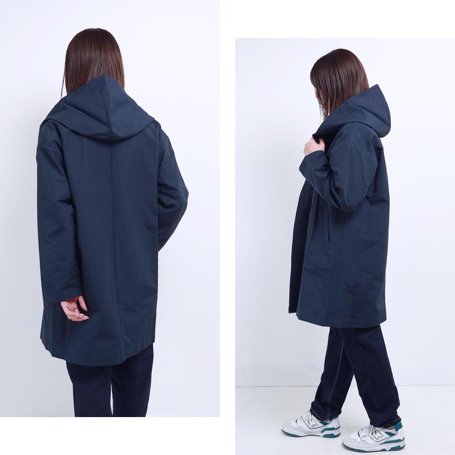 blue willow コットンナイロングログラン2WAYフードコート レディース