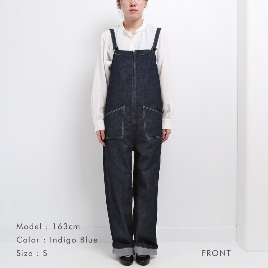 Johnbull（ジョンブル） デニムチューブサロペット レディース