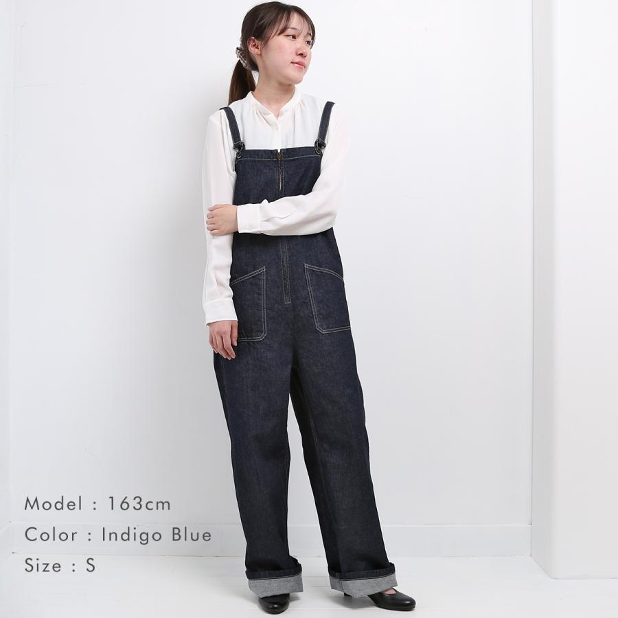 Johnbull（ジョンブル） デニムチューブサロペット レディース