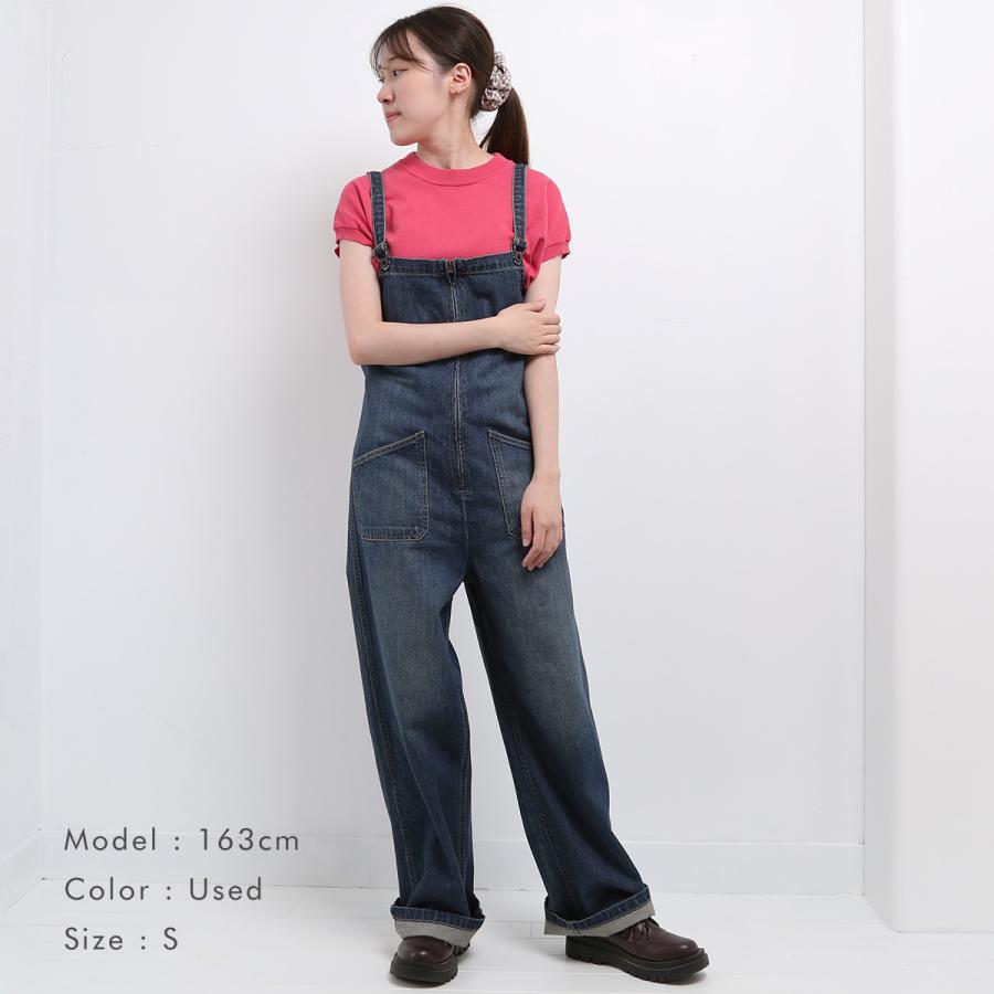 Johnbull（ジョンブル） デニムチューブサロペット レディース
