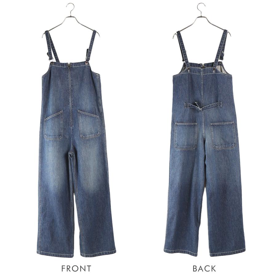 Johnbull（ジョンブル） デニムチューブサロペット レディース