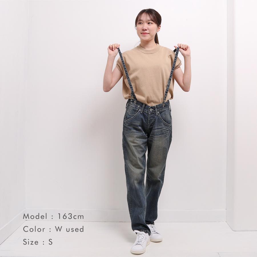 Johnbull（ジョンブル） サスペンダーワークパンツ レディース 