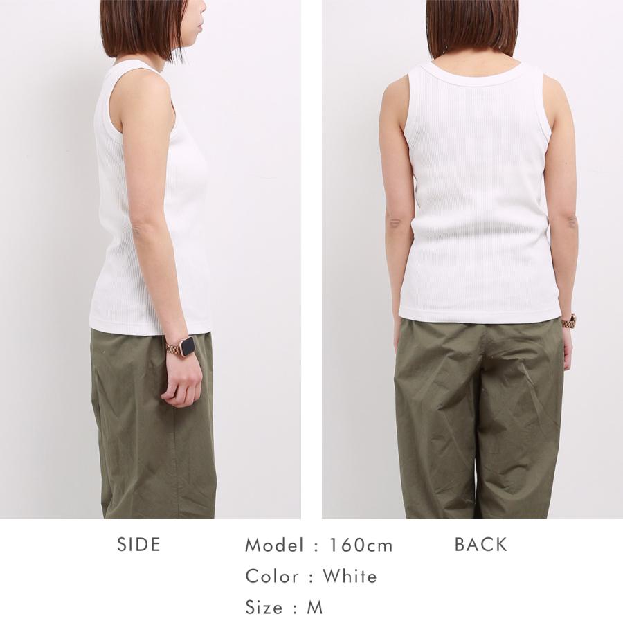 Johnbull（ジョンブル） ピグメント針抜きタンクトップ レディース