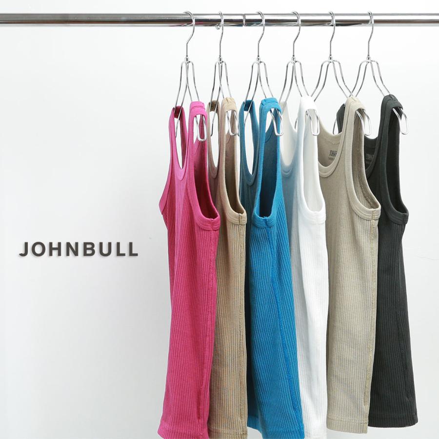 Johnbull（ジョンブル） ピグメント針抜きタンクトップ レディース