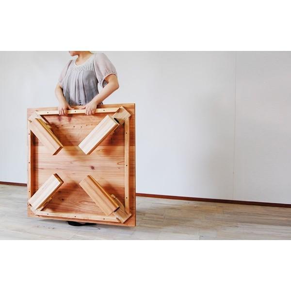 ローテーブル ちゃぶ台 折りたたみ可 幅115cm モリ : インテリア