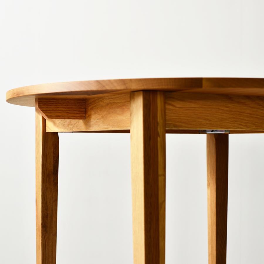 ダイニングテーブル 丸テーブル おしゃれ 北欧 オーク材 無垢 90cm 丸