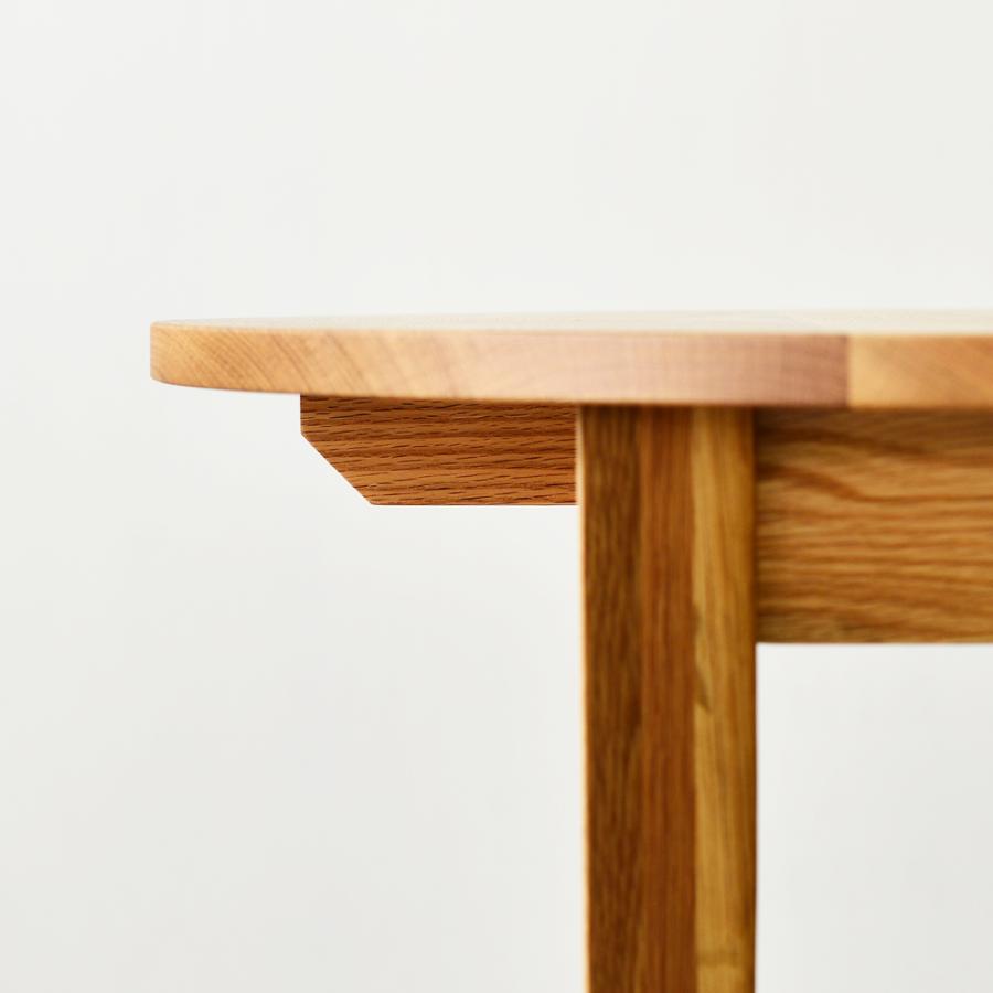 ダイニングテーブル 丸テーブル おしゃれ 北欧 オーク材 無垢 90cm 丸