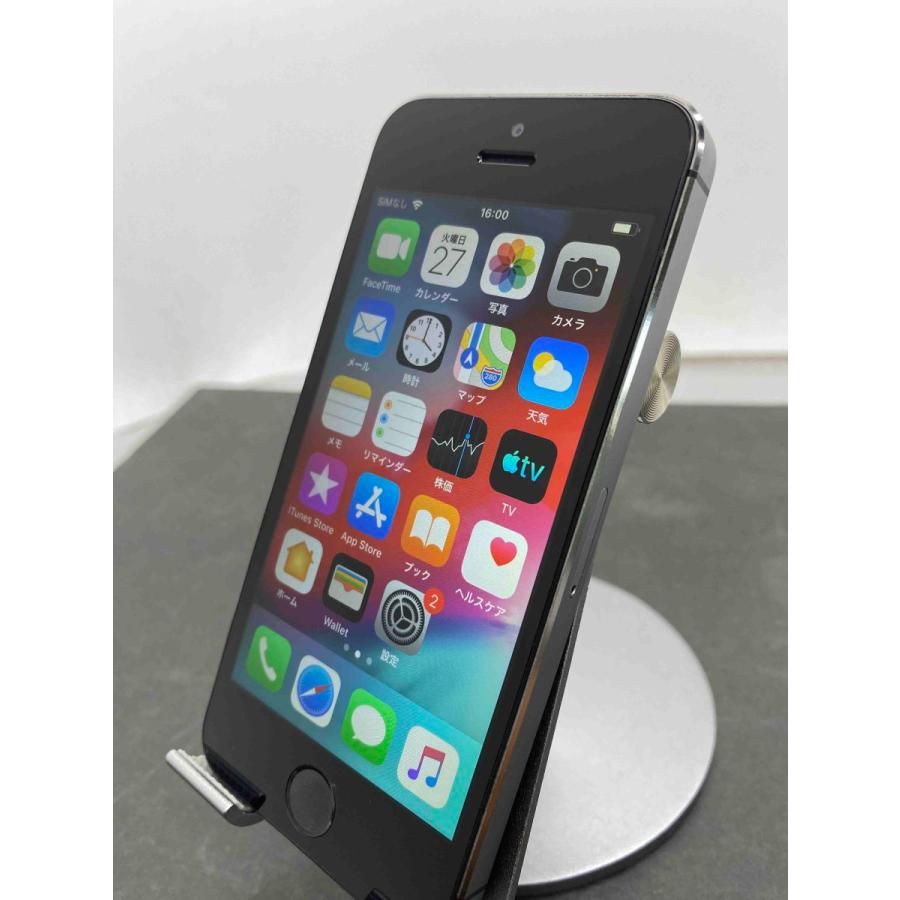 バッテリー劣化しています 中古 Apple Iphone5s 16gb Docomo Me332j A スペースグレイ A1453 本体 Shop Isc 通販 Yahoo ショッピング