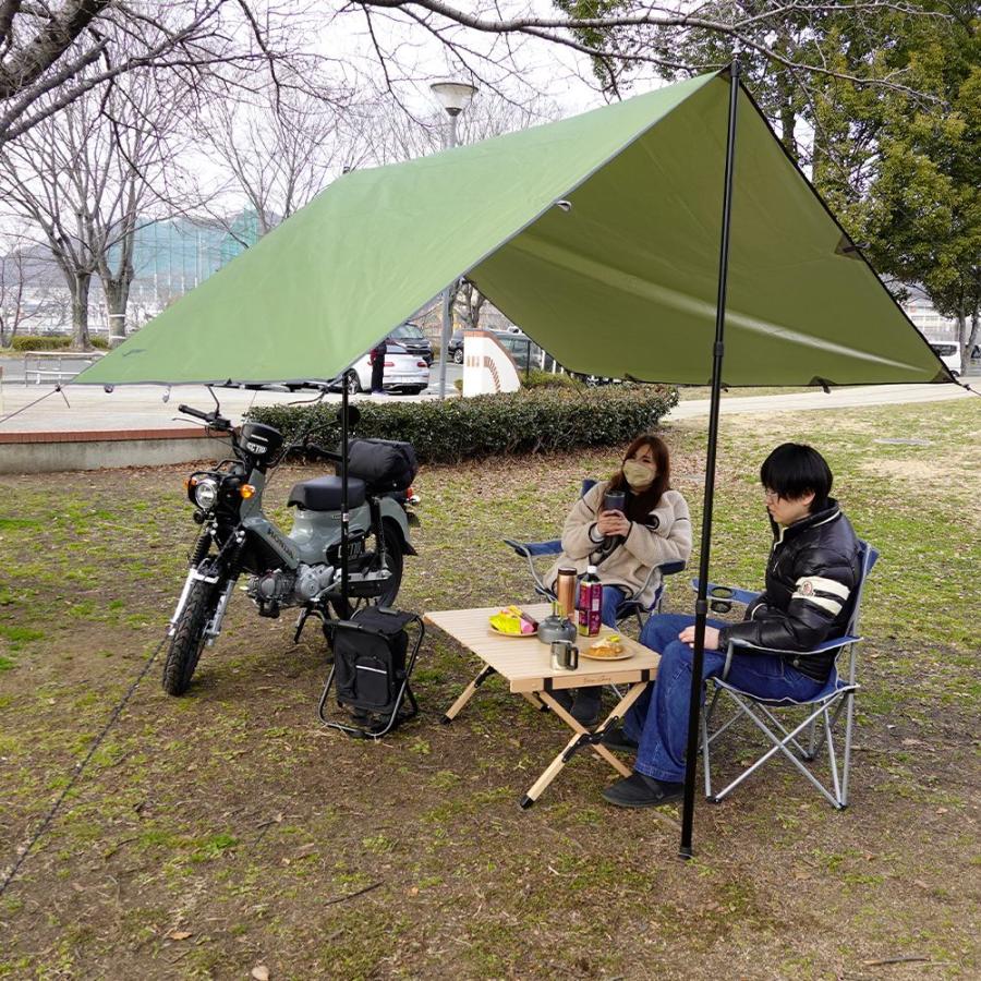 タープ タープテント 1人用 2人用 防水 おしゃれ 3m ソロ