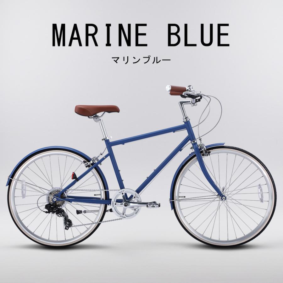 クロモリクロスバイク 26インチ SHIMANO7段変速 前後クイックリリース