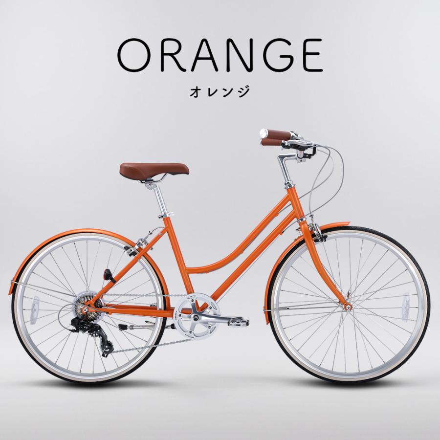クロモリクロスバイク 26インチ SHIMANO 7段変速 前後クイックリリース