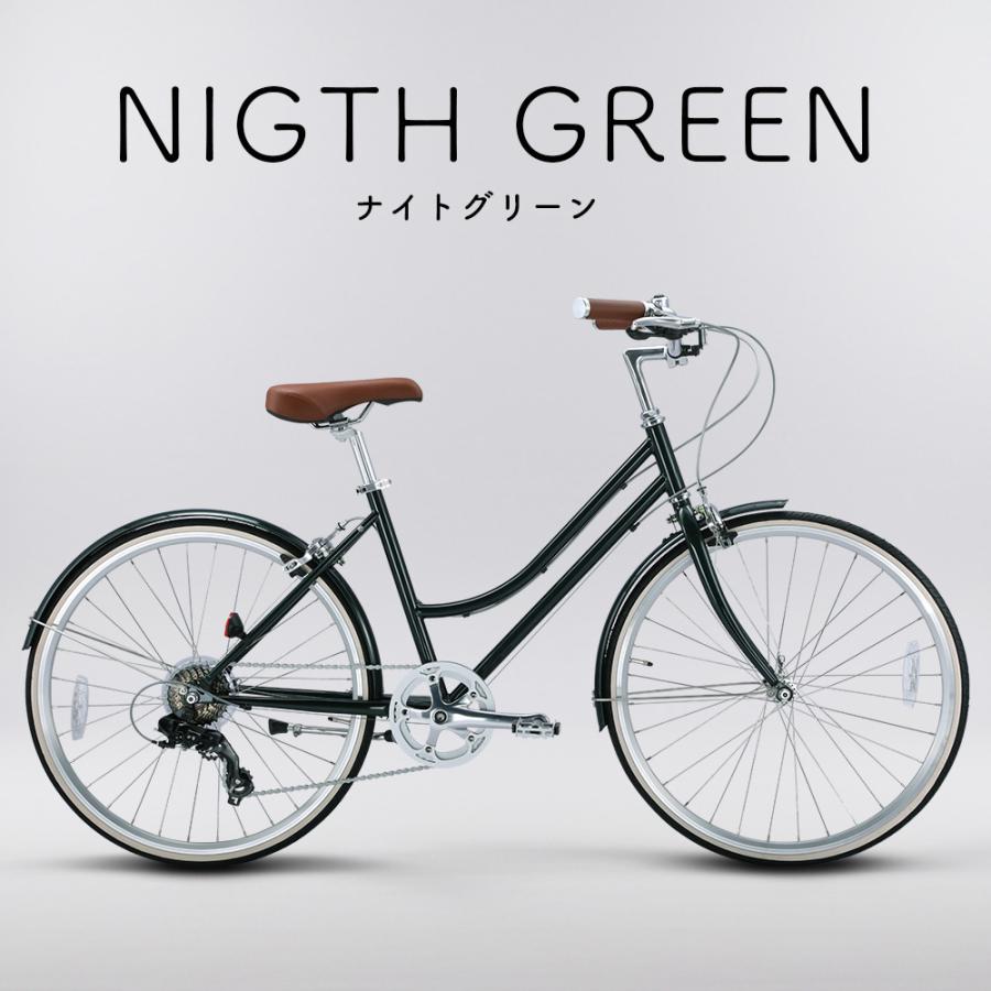 クロモリクロスバイク 26インチ SHIMANO 7段変速 前後クイックリリース